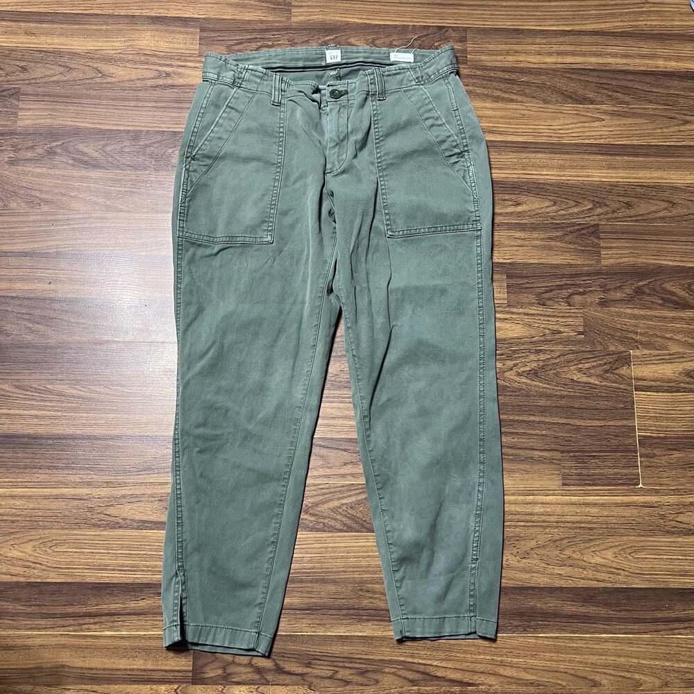 Gap Girlfriend Crop Utility Fatigue Pants